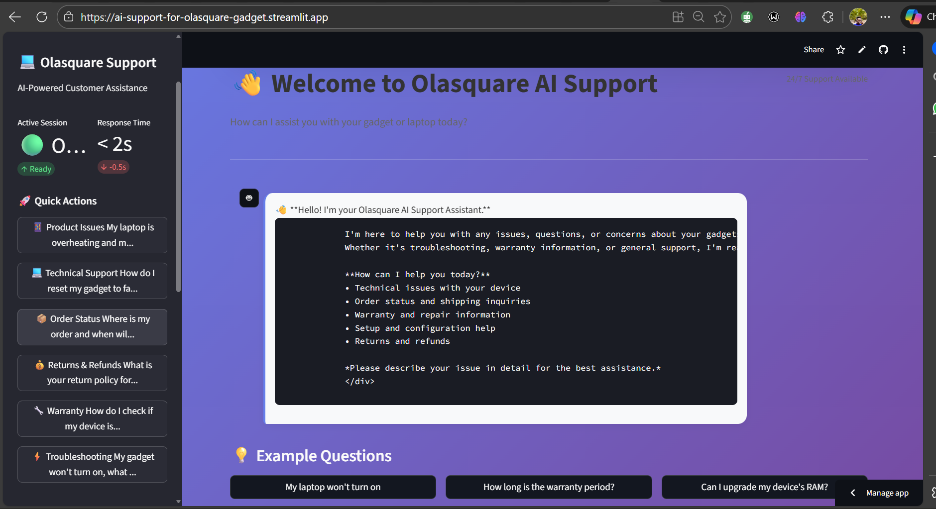 OlasquareBot RAG App