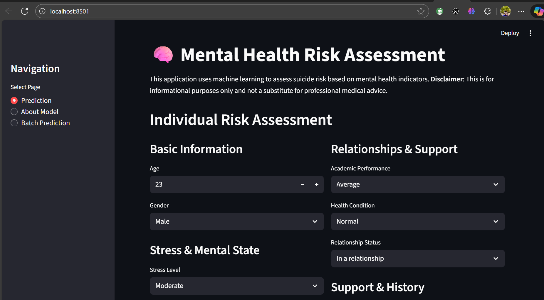 Early_Suicide prediction